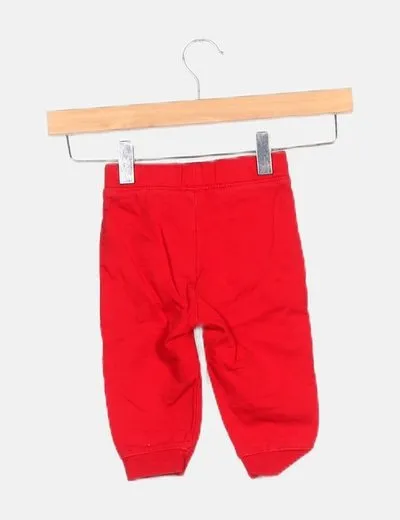 NoName Pantalón rojo jogger