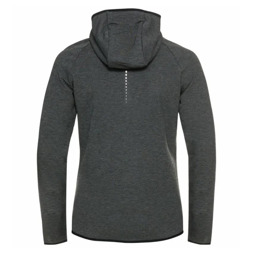 Odlo Mujer Capa intermedia Hoody Midlayer Run Easy 365 Negro 