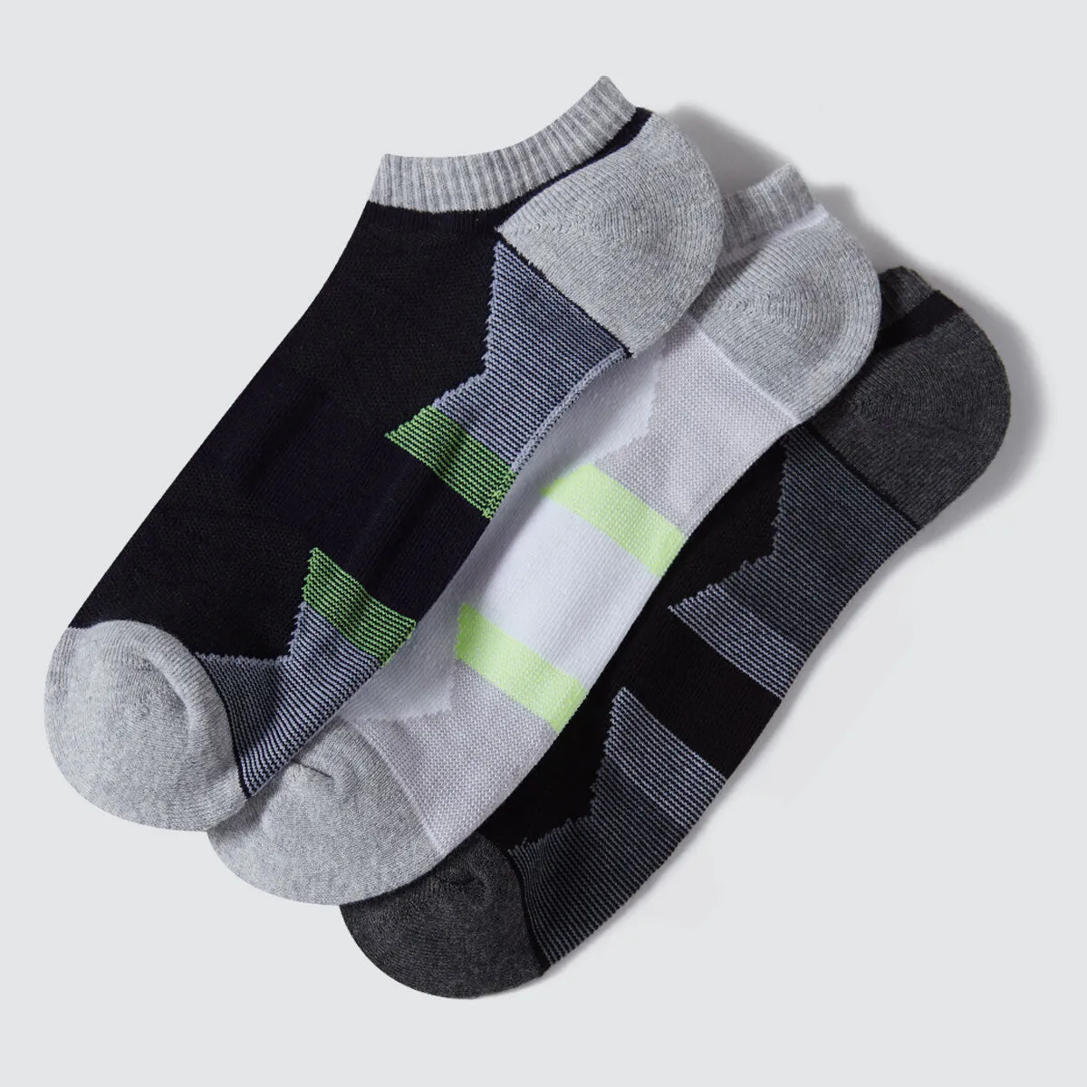 Pack X 3 De Medias Tobilleras Con Textura