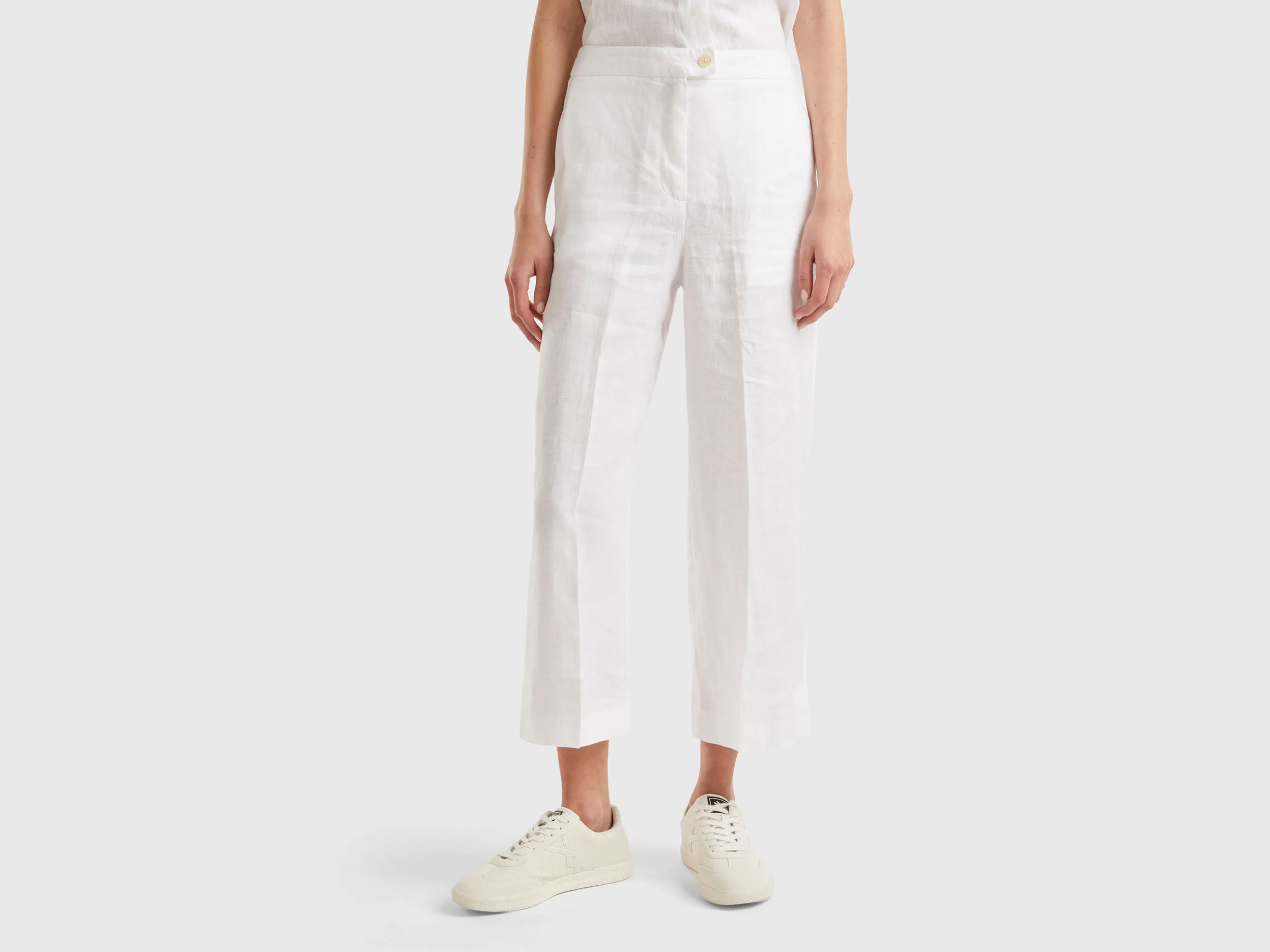 Pantalón corto de lino puro