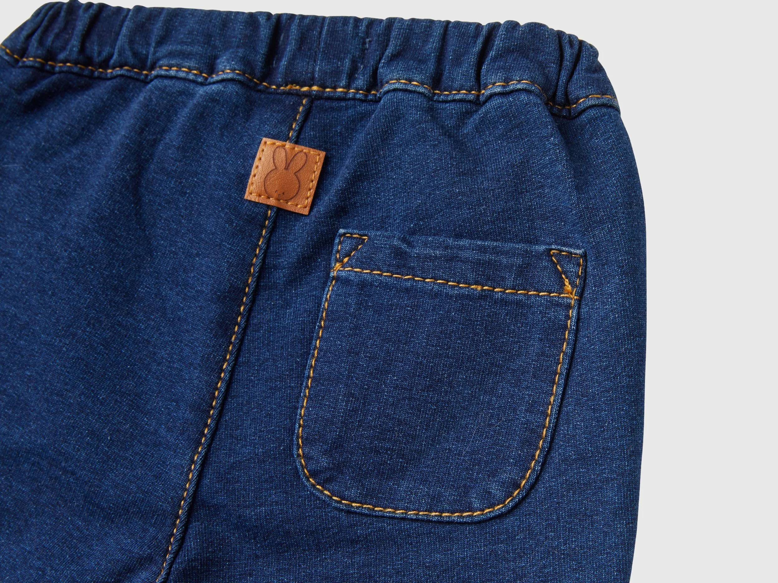 Pantalón de efecto denim baggy fit