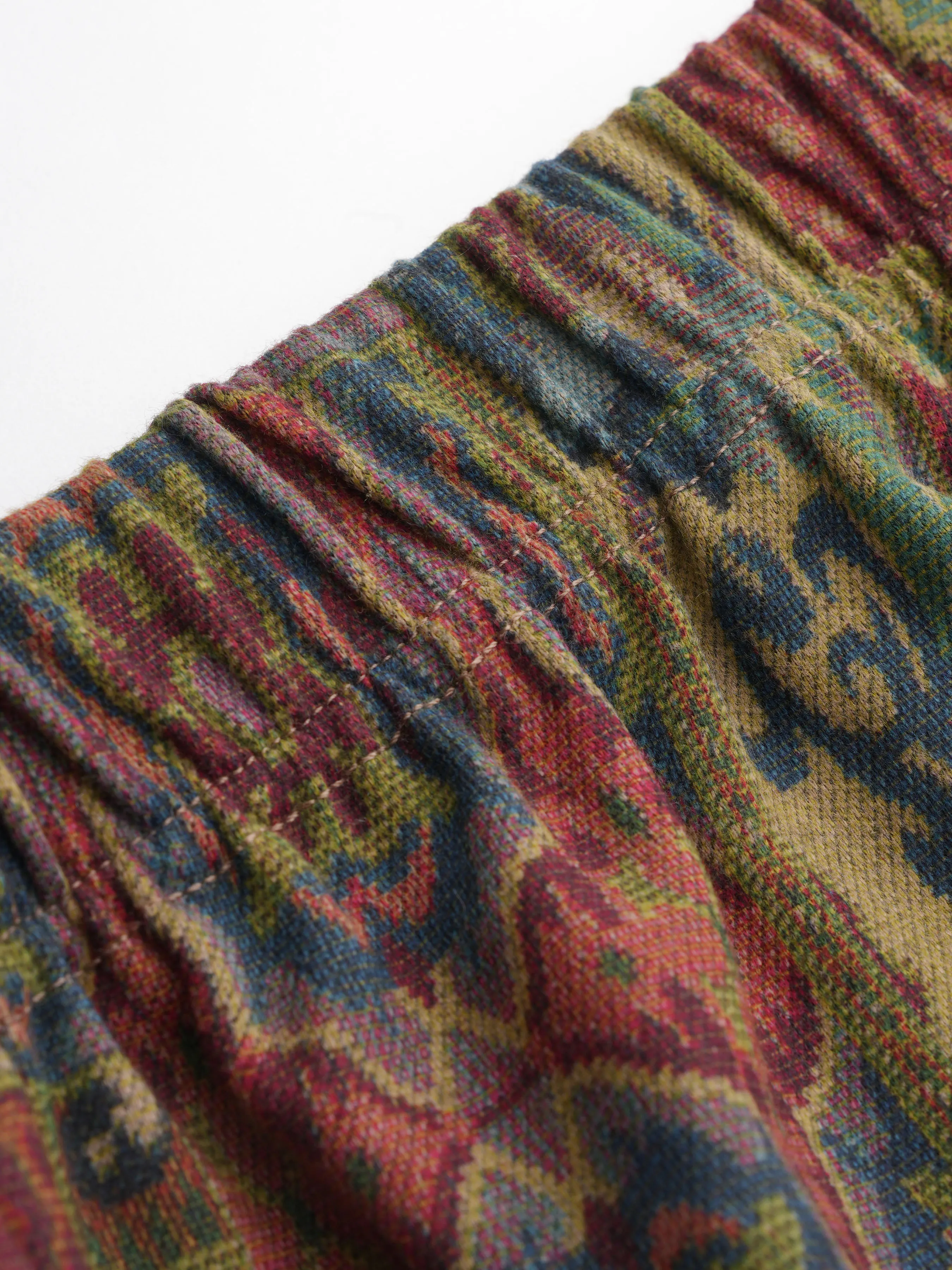  Pantalones Acampanados Retro Azteca con Cintura Elástica