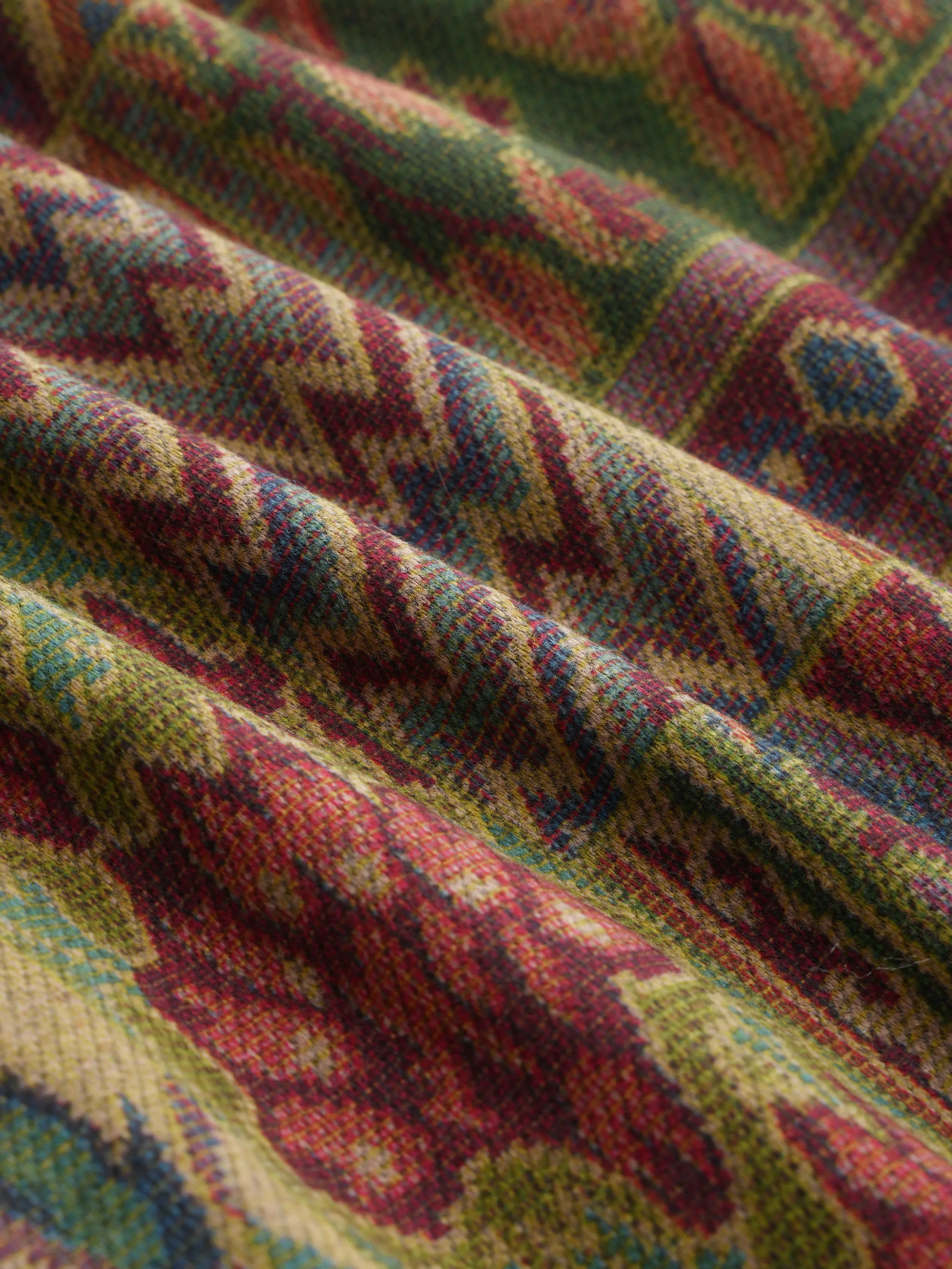  Pantalones Acampanados Retro Azteca con Cintura Elástica