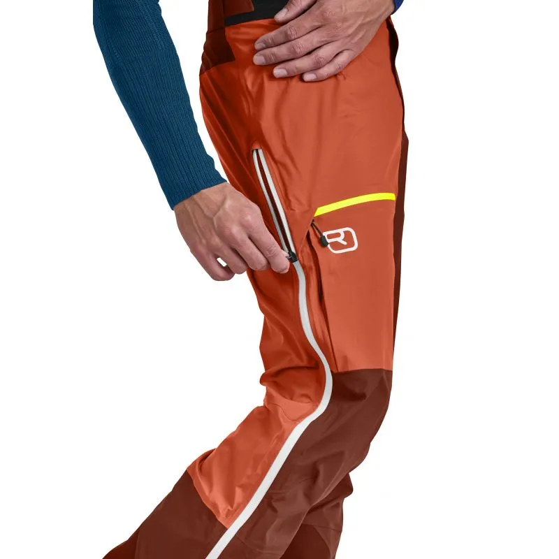 Pantalones de hombre Ortovox 3l Ortler (Clay Orange)
