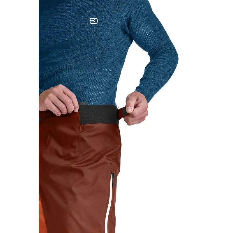 Pantalones de hombre Ortovox 3l Ortler (Clay Orange)