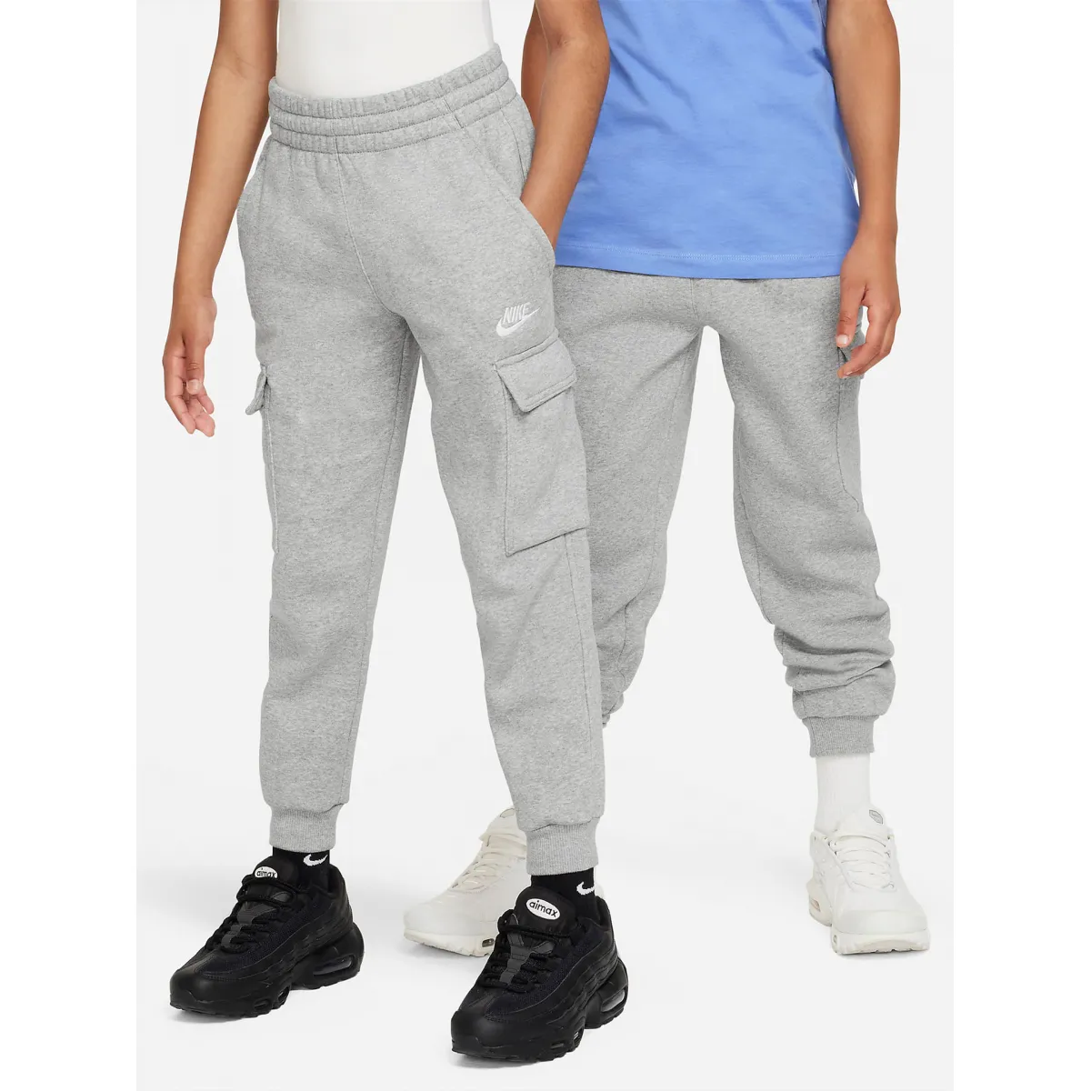 Pantalones Nike Sportswear Club Fleece Grises Junior