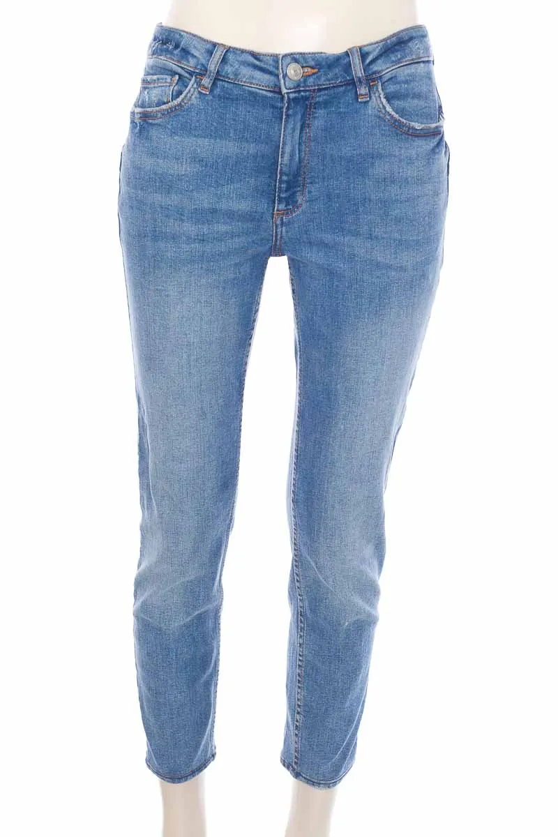 PANTALóN COLOR AZUL  MNG