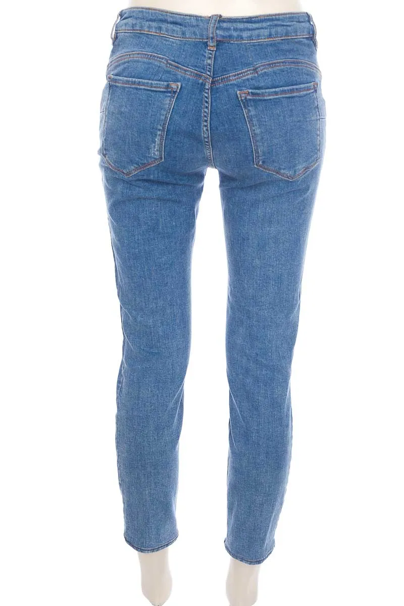 PANTALóN COLOR AZUL  MNG