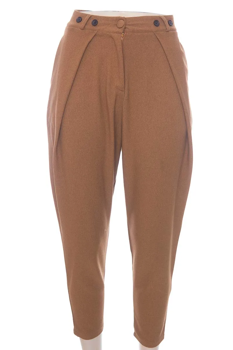 PANTALóN COLOR CAFé  ECLA
