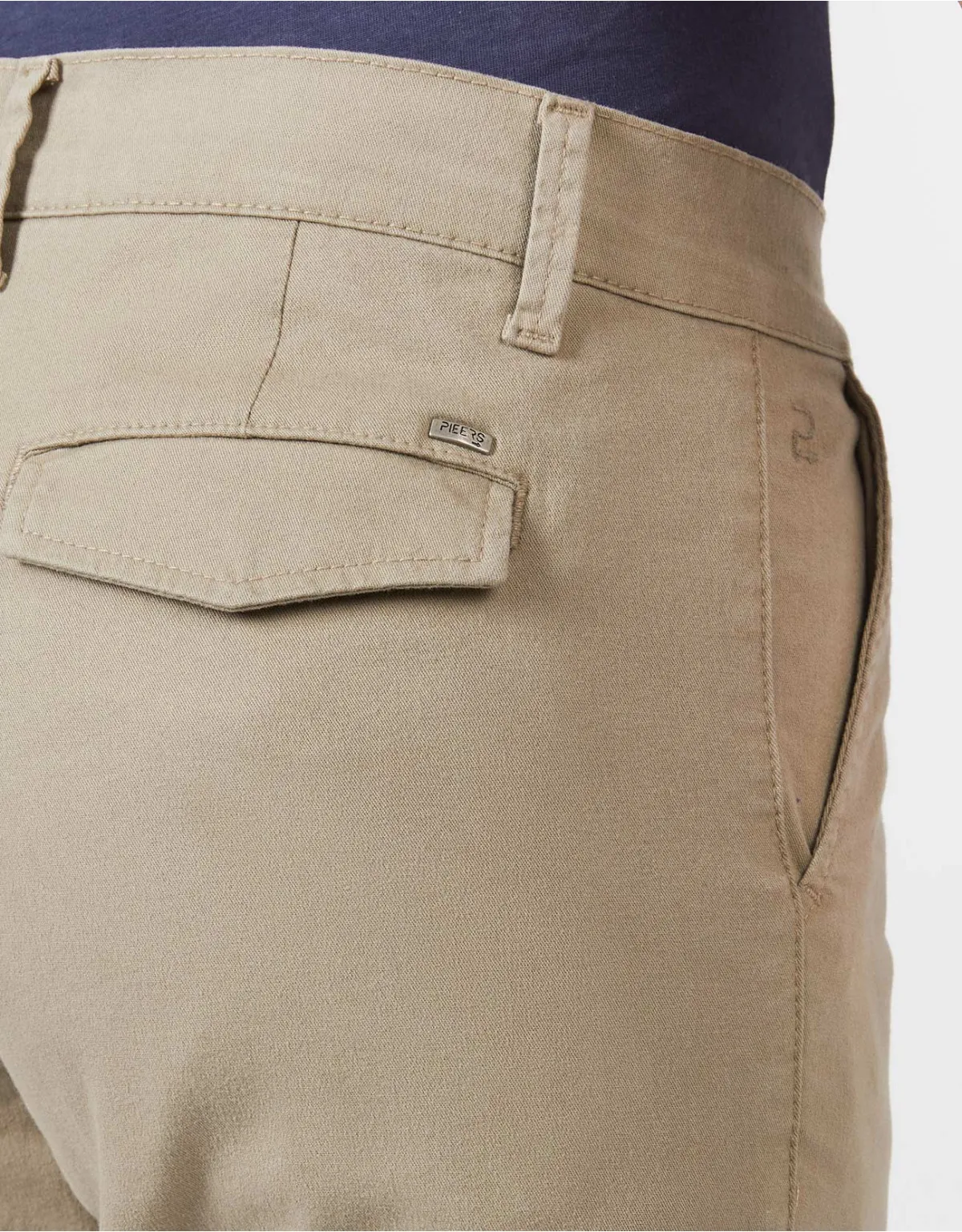 Pantalón regular fit kaki