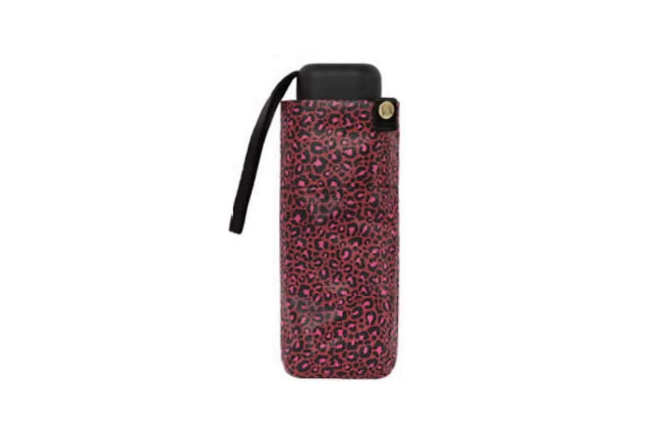 Paraguas SeÑora PequeÑo Fuxia Estampado Animal Print