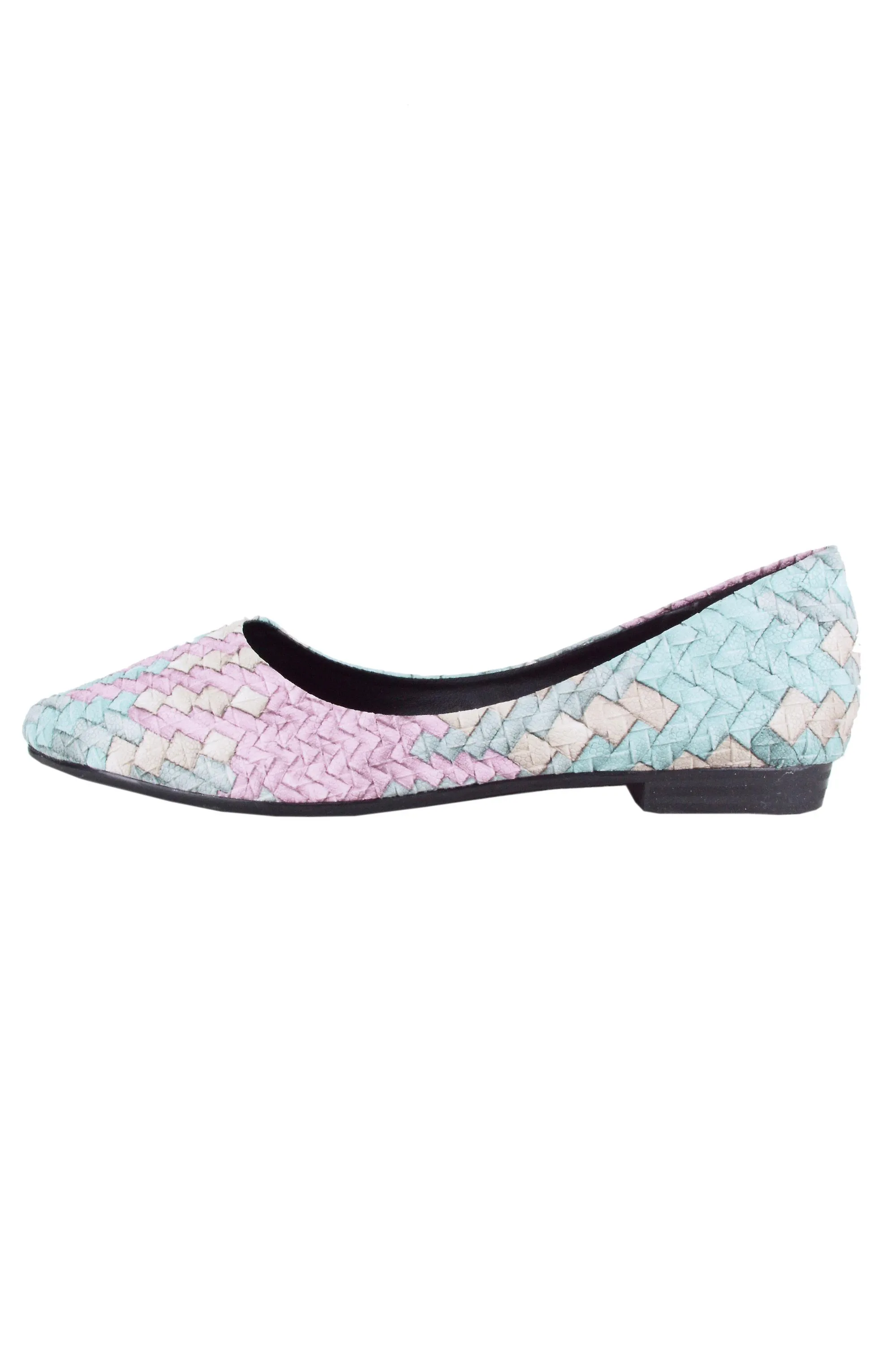 Pastel de Lovemystyle bombas de bailarina con textura de tejido