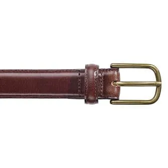 PATINA CHOCOLATE LEATHER BELT FOR MEN  SOUTHGATE