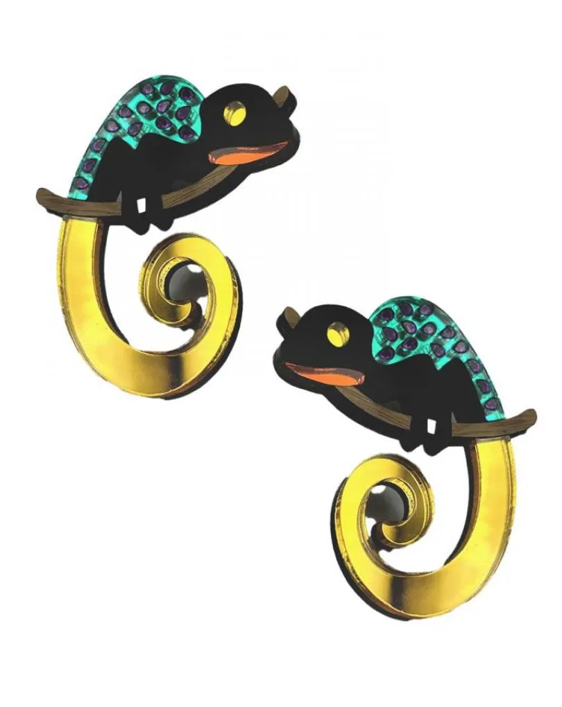PENDIENTES DE DISEÑO EN MADRID, MODELO CAMALEON, LA MEJOR TIENDA DE PENDIENTES EN MADRID.