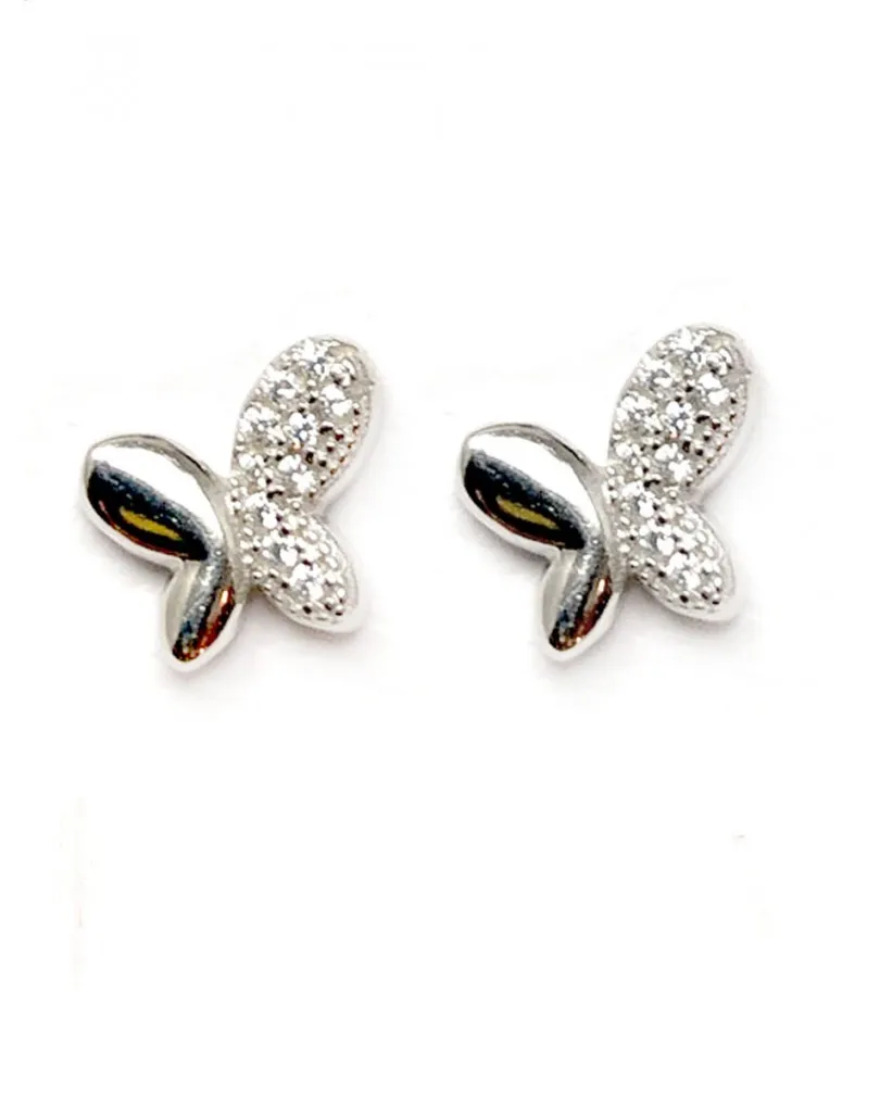 PENDIENTES PLATA MUJER MARIPOSAS DE MODA JOYAS MADRID Y ONLINE