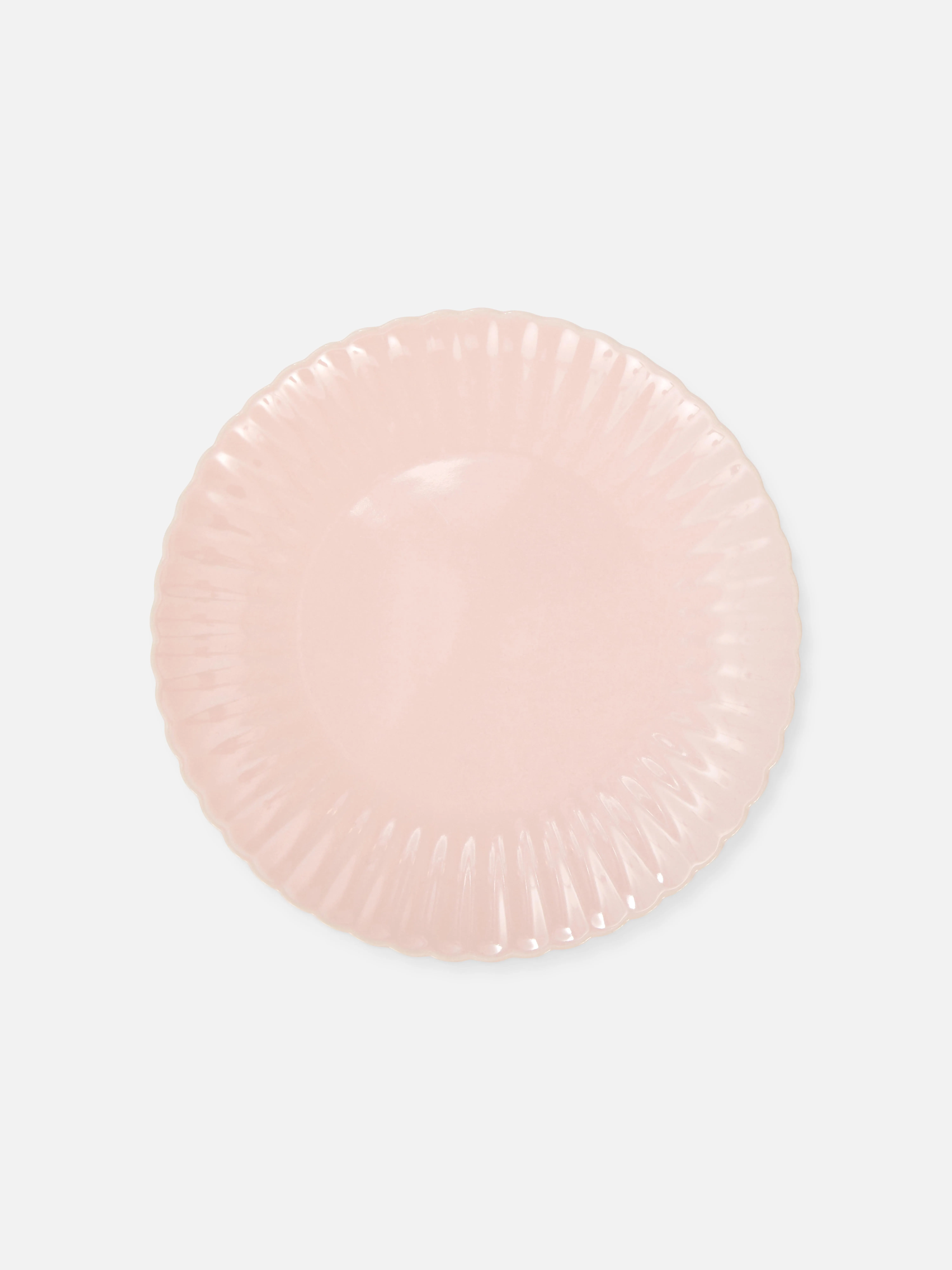 Plato auxiliar con efecto festoneado