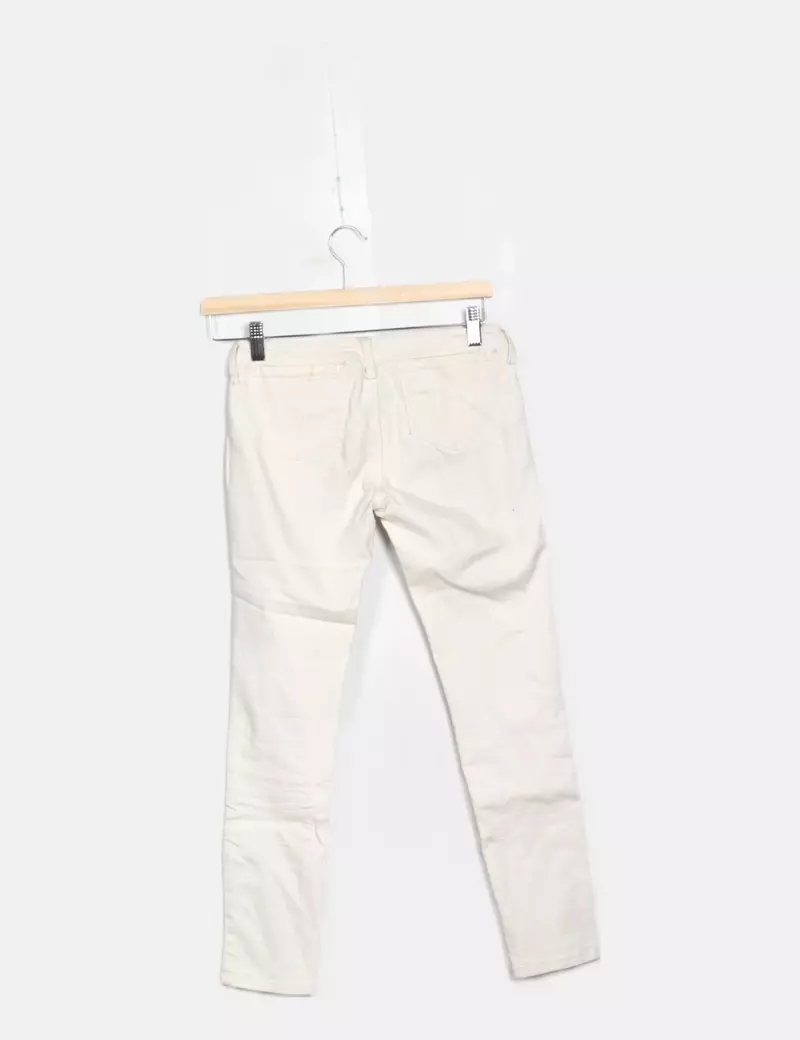 Primark Pantalón blanco elástico