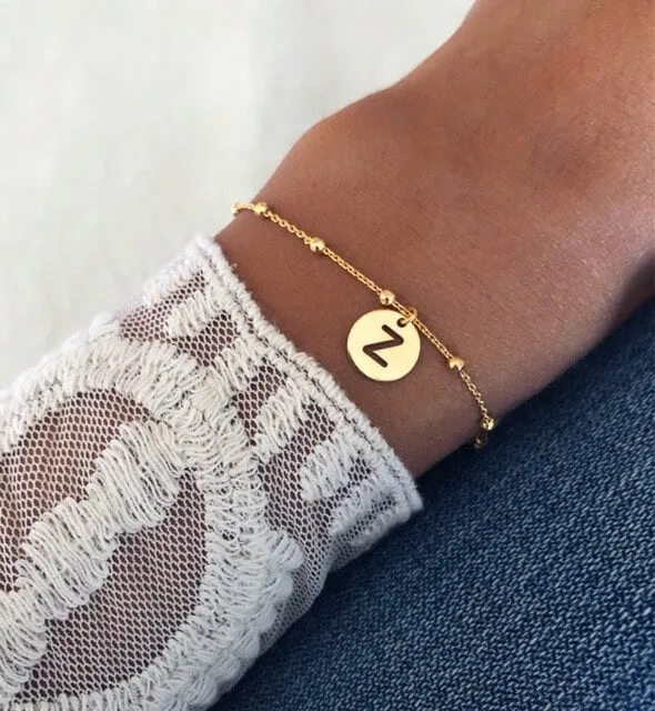 Pulsera Bolitas Inicial