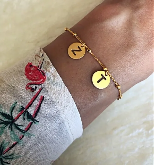 Pulsera Bolitas Inicial