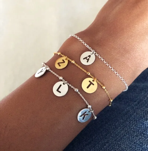 Pulsera Bolitas Inicial
