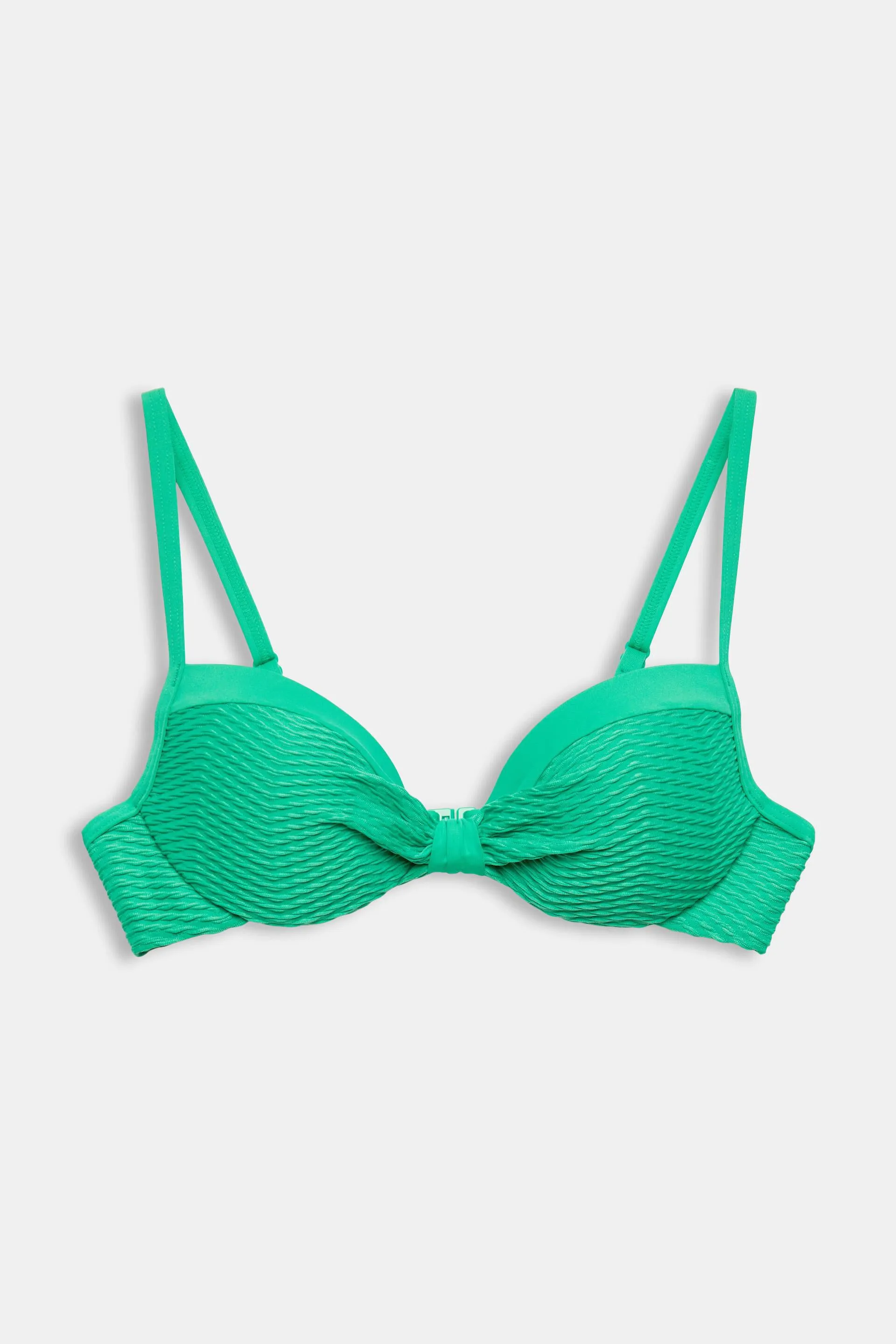 Reciclado: top de bikini con relleno y textura