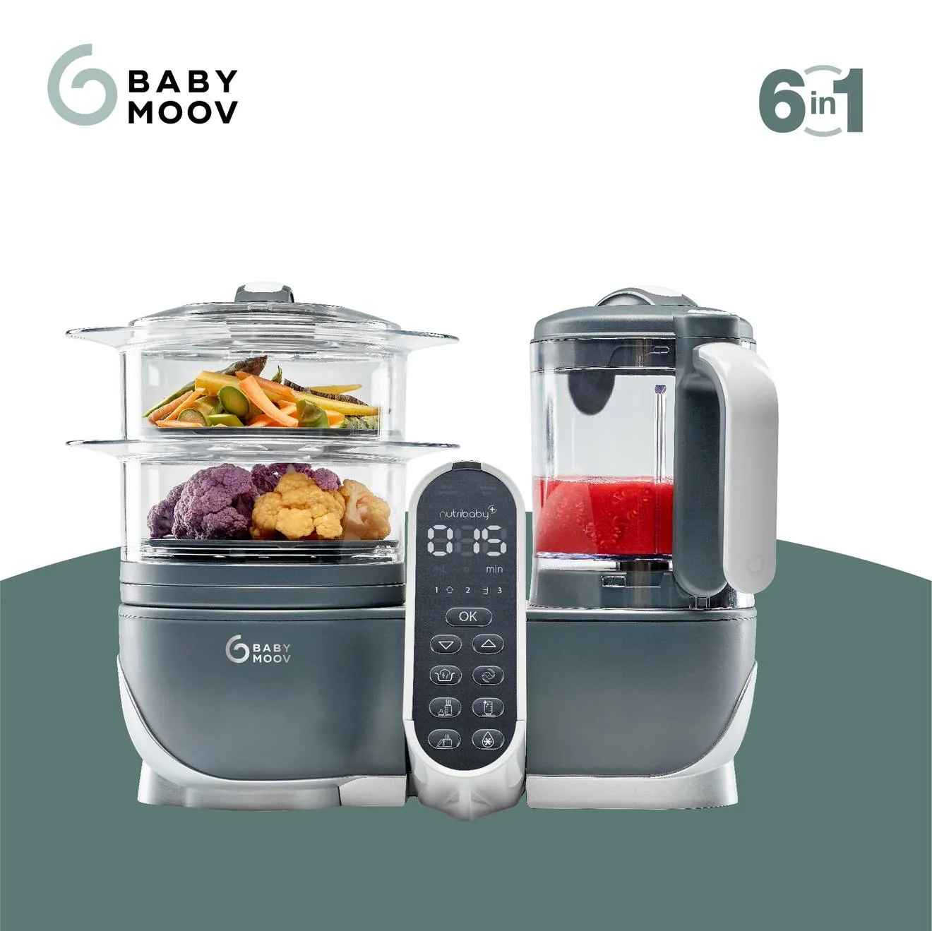 Robot multifunciones BABYMOOV Nutribaby+