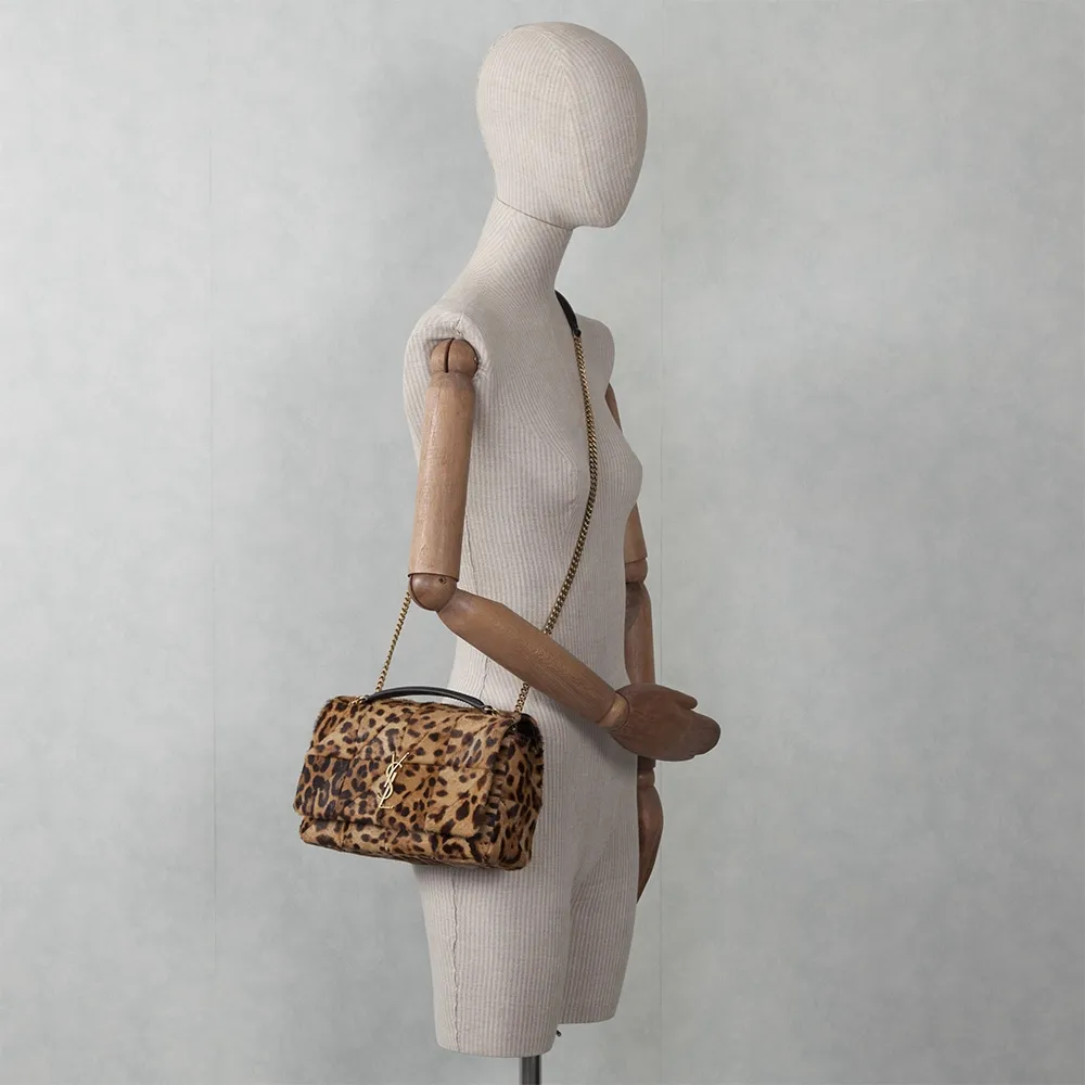 Saint Laurent Bolso Jamie Medium Leopard