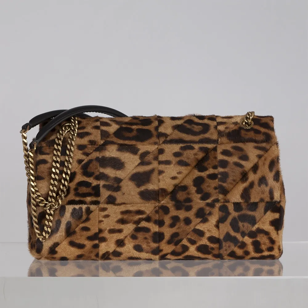 Saint Laurent Bolso Jamie Medium Leopard