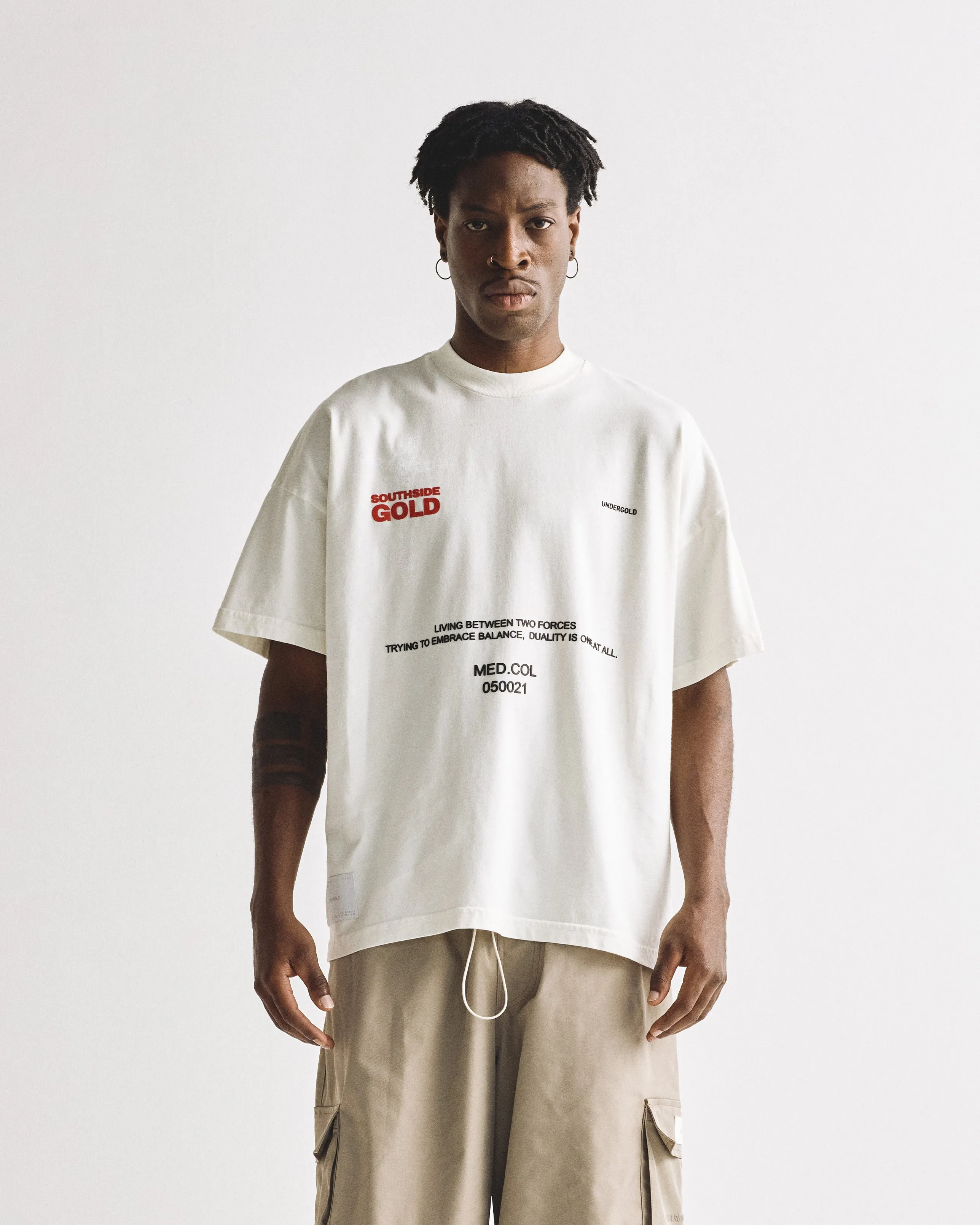 SANCTUS CHRIST  TSHIRT CREAM