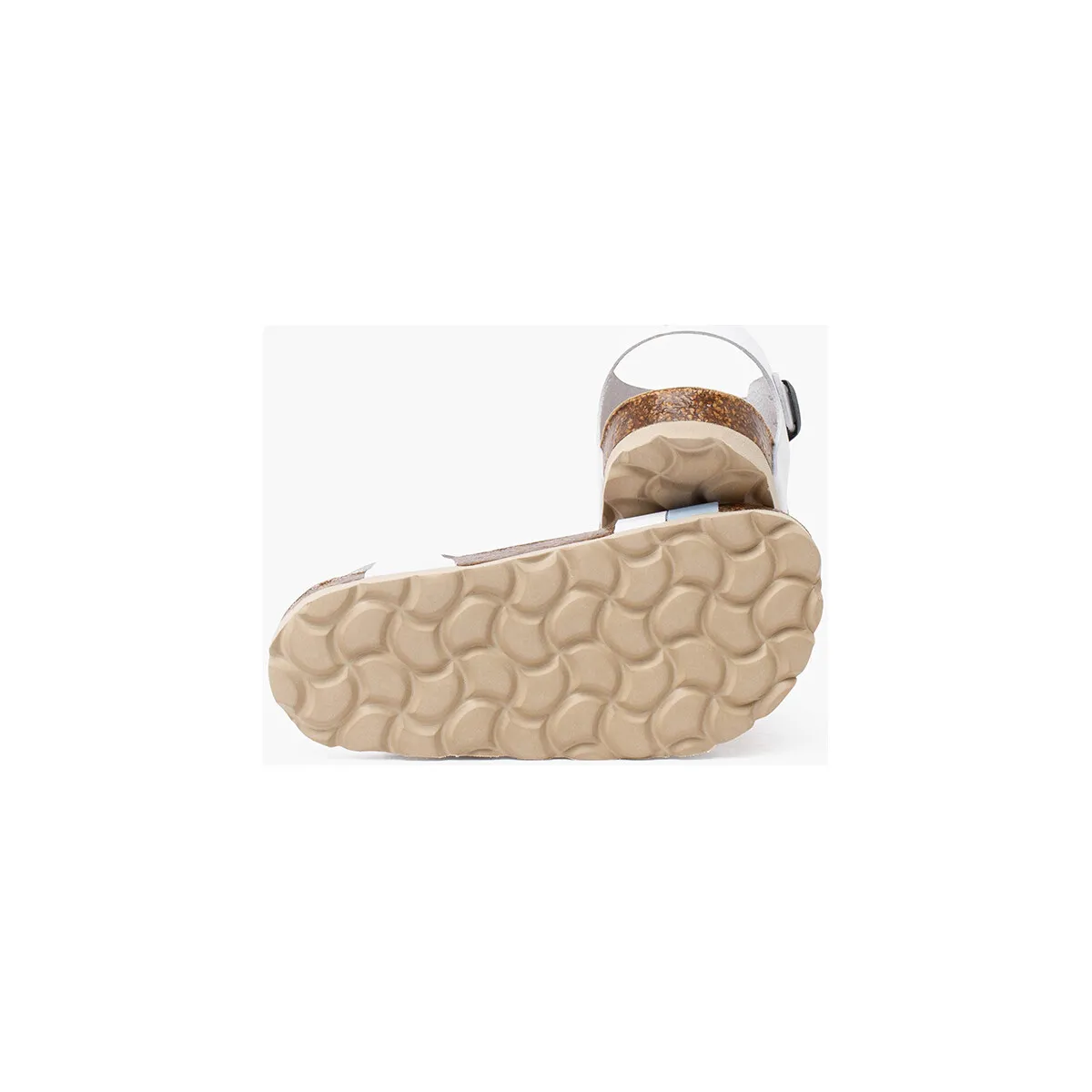 sandalia tiras bicolor suela bio ergonómica