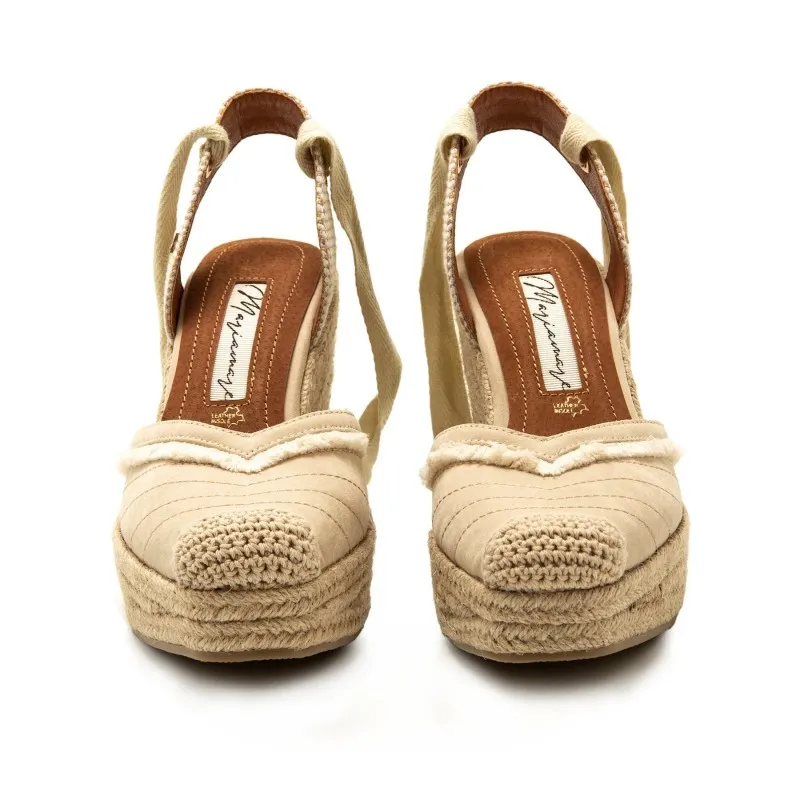Sandalias Casual de Mujer MARIAMARE 68309 Beige 57173