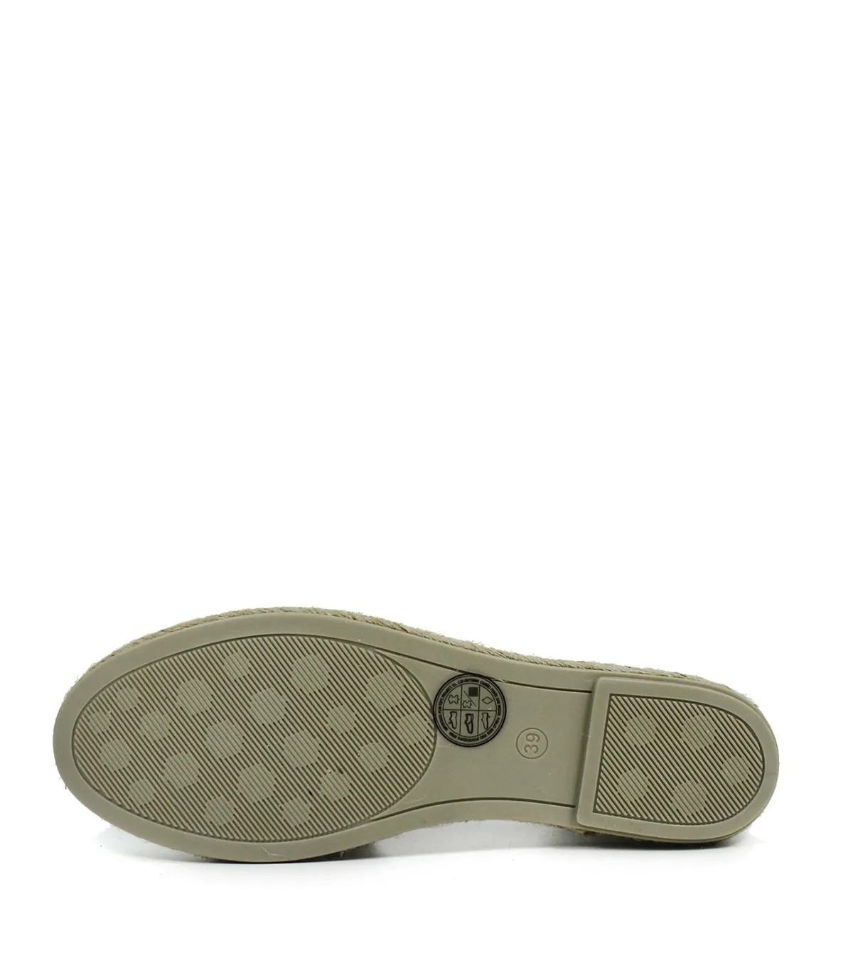 SANDALIAS ESPADRILES RETRO CON PUNTA CERRADA BLANCO APLAUSO CARLA