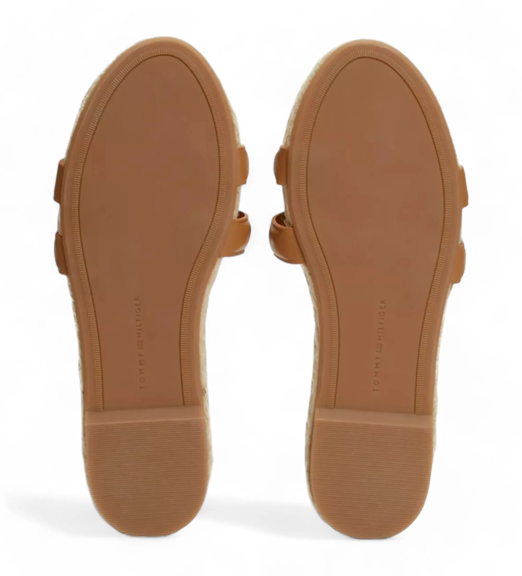 Sandalias estilo alpargata con monograma marrón