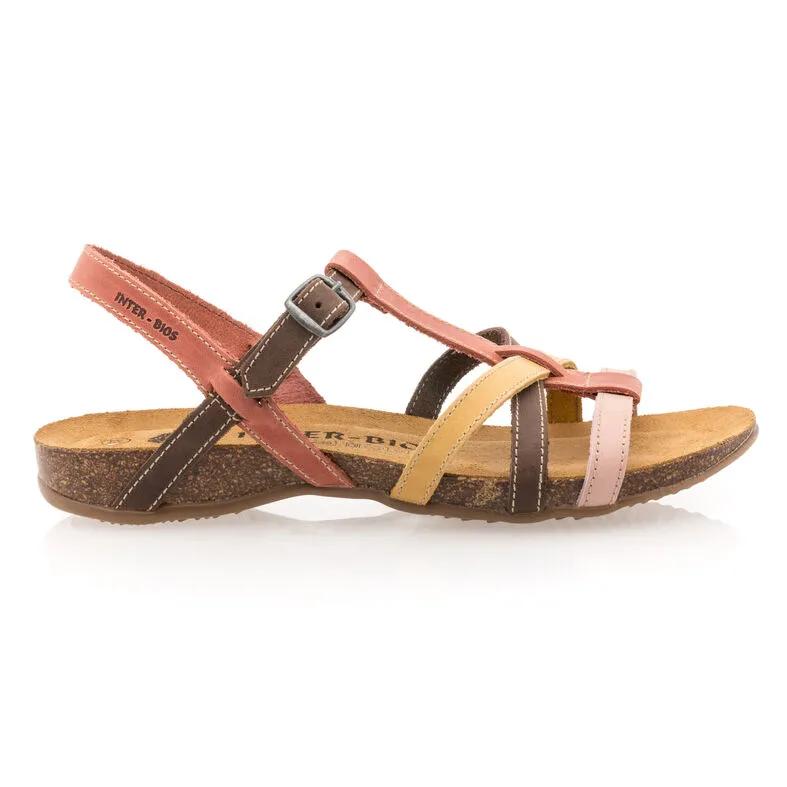 Sandalias mujer rosa