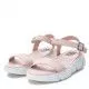 Sandalias plataformas Xti rosas con suela track