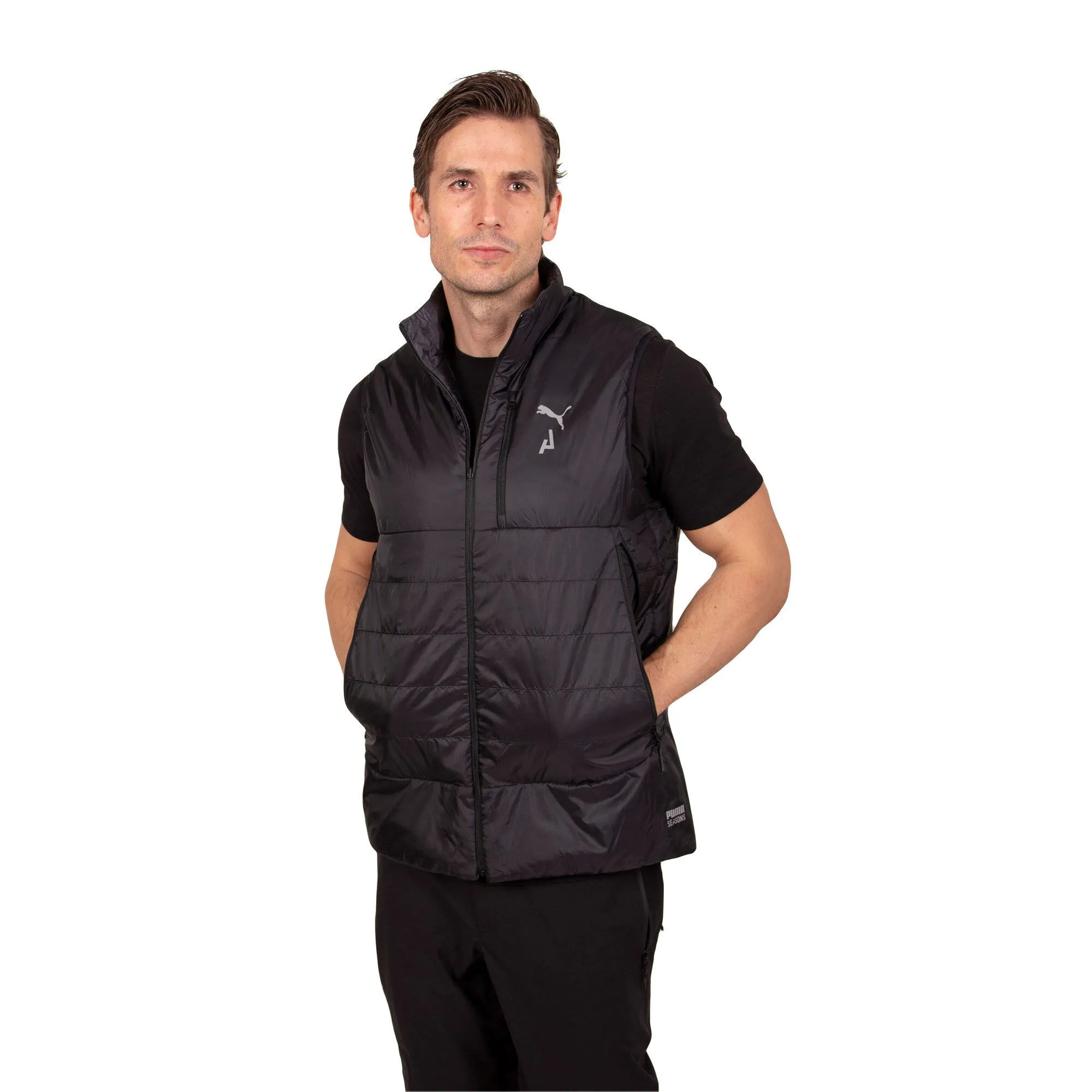 Seasons Reversable Primaloft Chalecos Para Correr Hombres