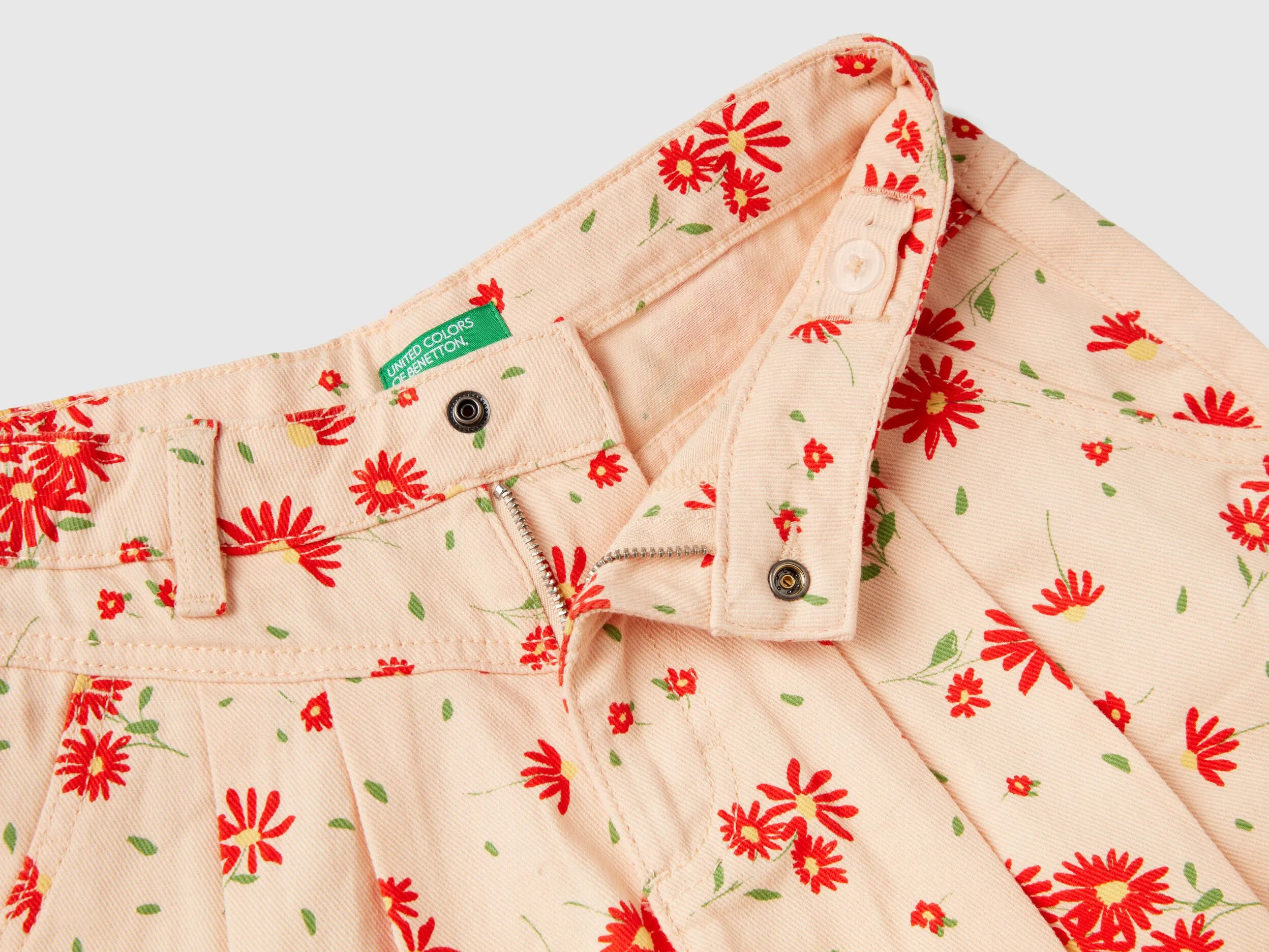 Shorts de flores