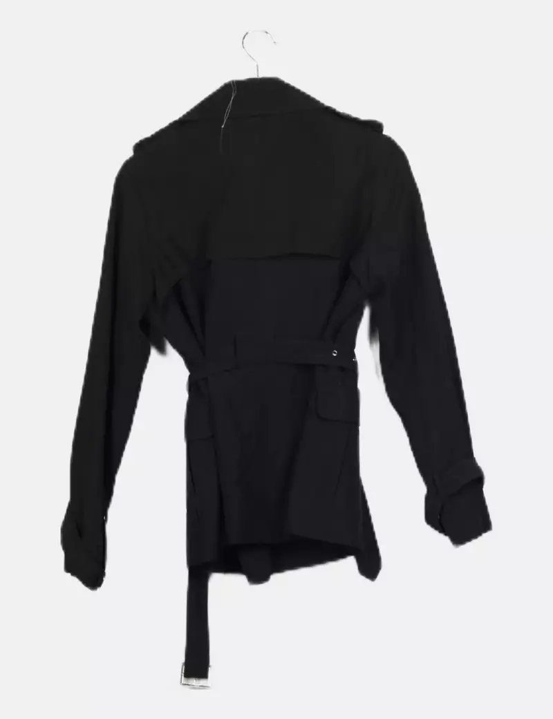 SilMar Gabardina negra casual