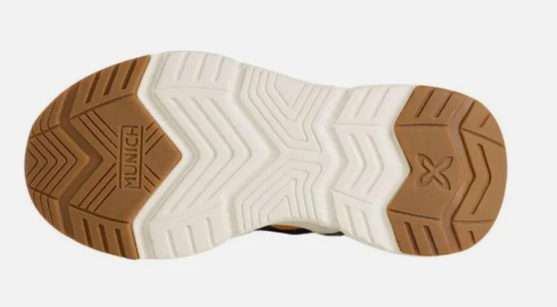 SNEAKERS MUNICH MINITRACK71 TEXTIL MOSTAZA