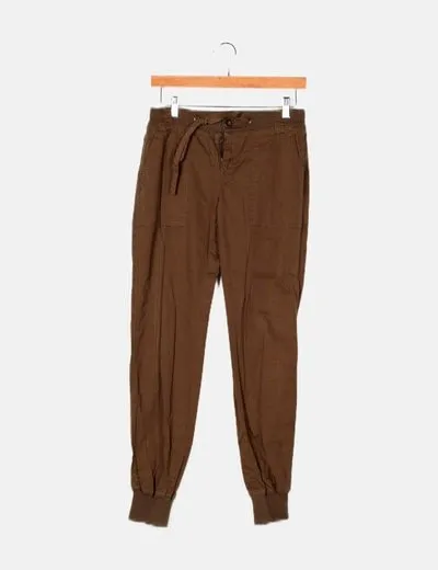 Springfield Pantalón cargo marrón