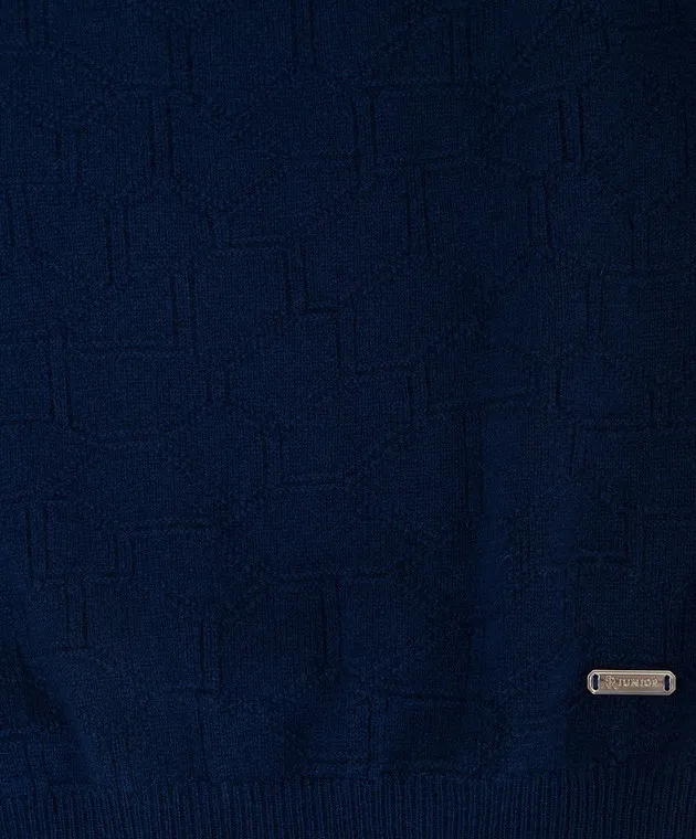Stefano Ricci Patterned cashmere jumper for kids