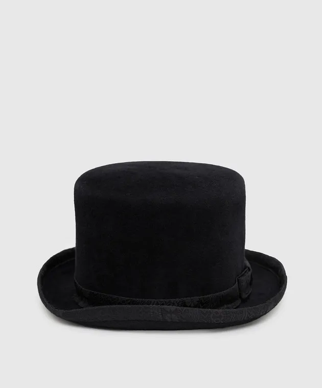 Stefano Ricci Patterned silk hat for children