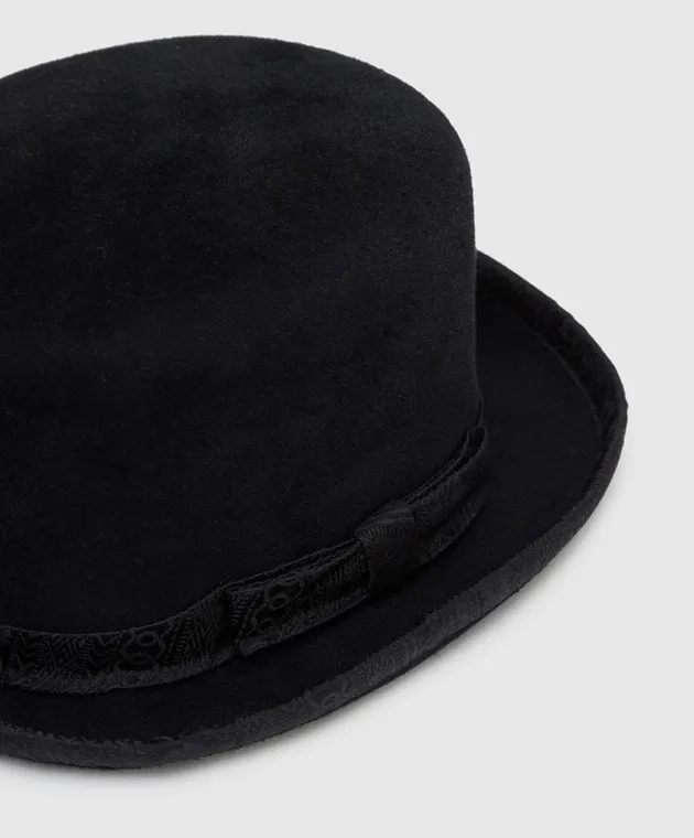 Stefano Ricci Patterned silk hat for children