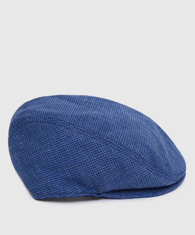 Stefano Ricci Patterned wool cap for children