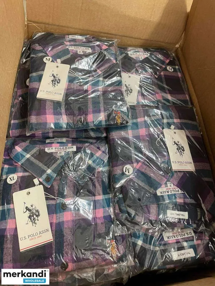 Stock de camisas para hombre de U.S. POLO ASSN. Modelos de mezcla Mezcla de colores
