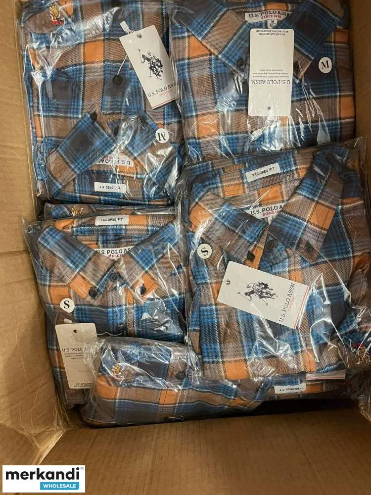 Stock de camisas para hombre de U.S. POLO ASSN. Modelos de mezcla Mezcla de colores