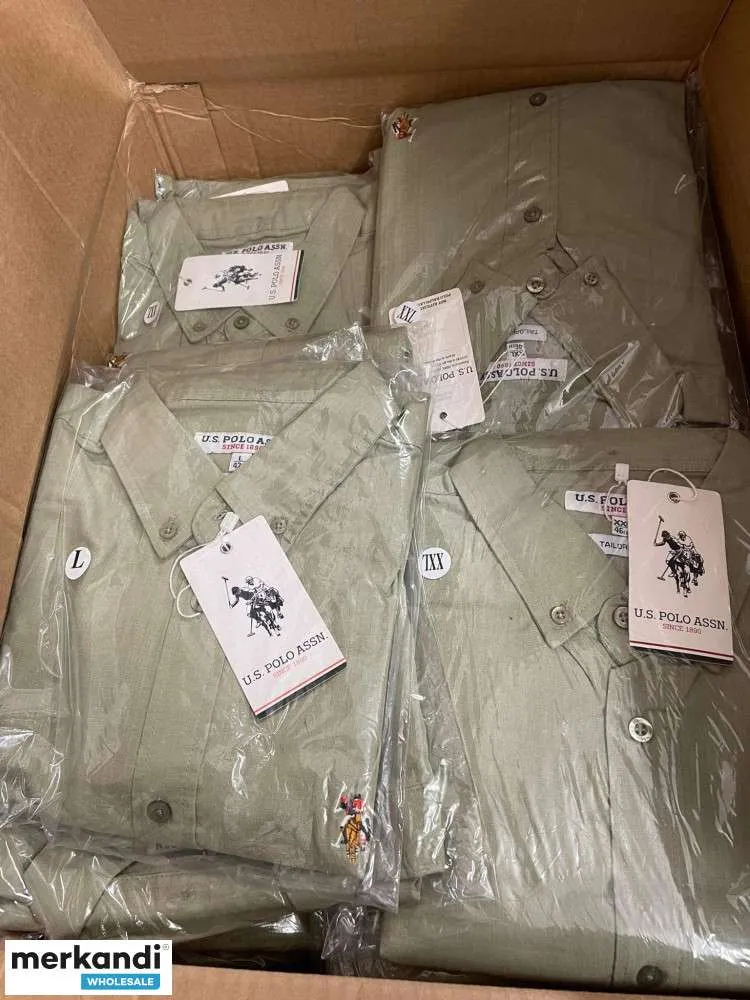 Stock de camisas para hombre de U.S. POLO ASSN. Modelos de mezcla Mezcla de colores