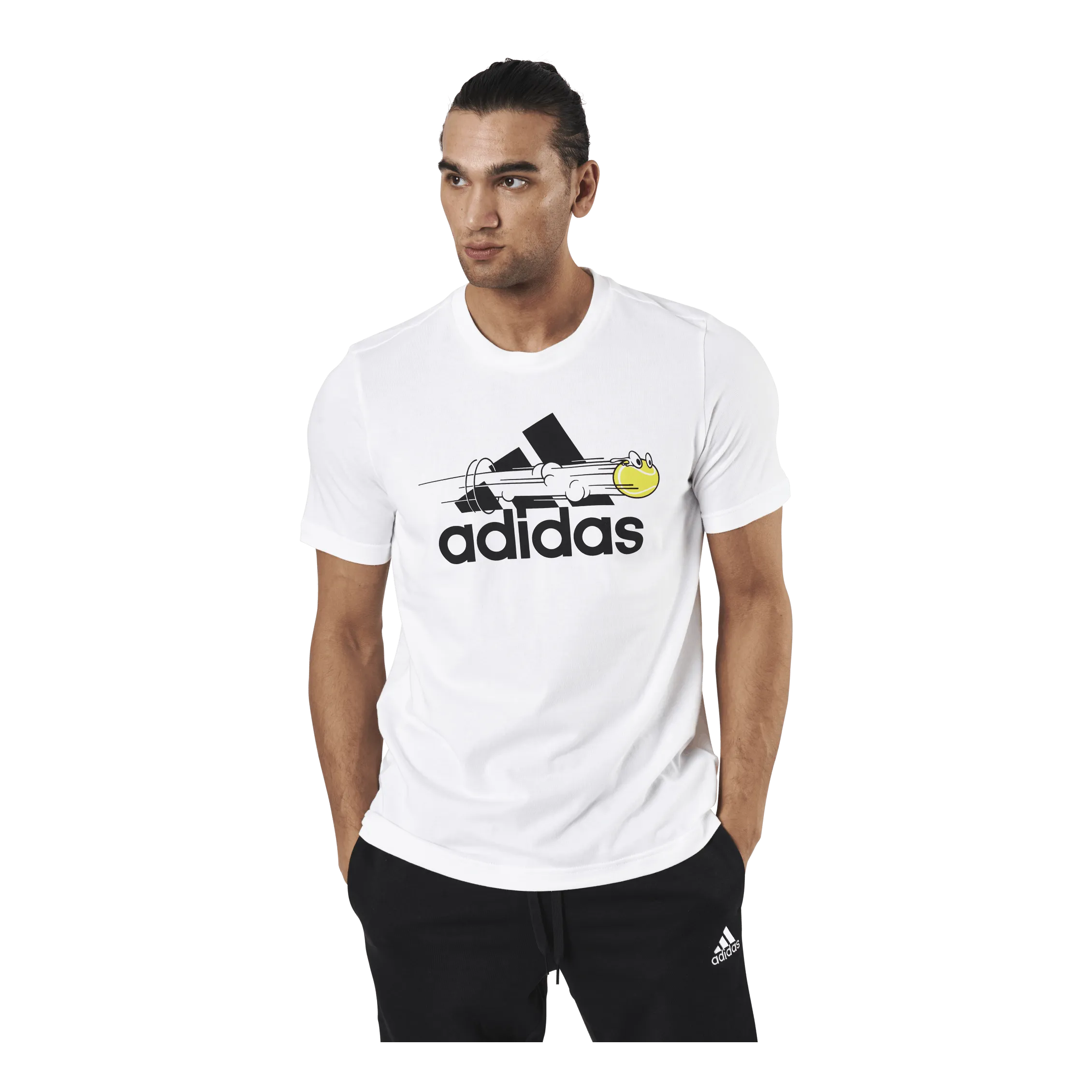 TENIS ADIDAS GRAPHIC LOGO TSHIRT WHITE