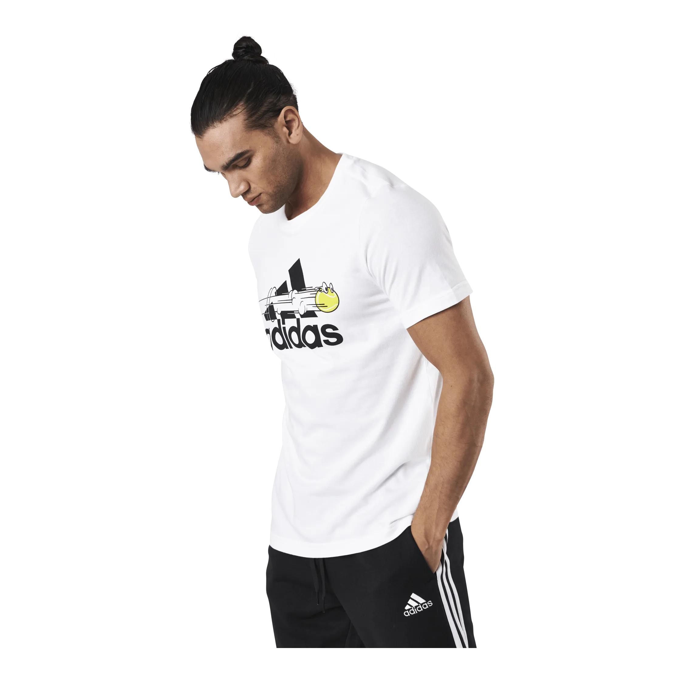 TENIS ADIDAS GRAPHIC LOGO TSHIRT WHITE