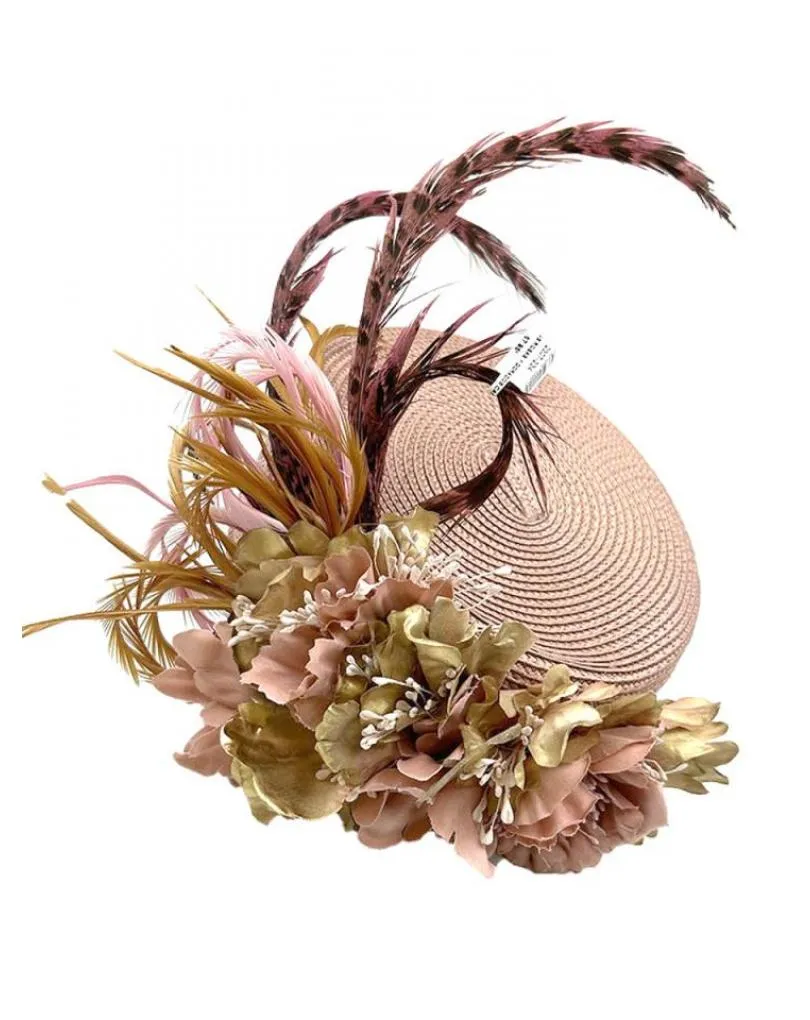 TOCADOS BODA ROSAS Y DORADOS ELEGANTISIMO TRABAJO ARTESANAL